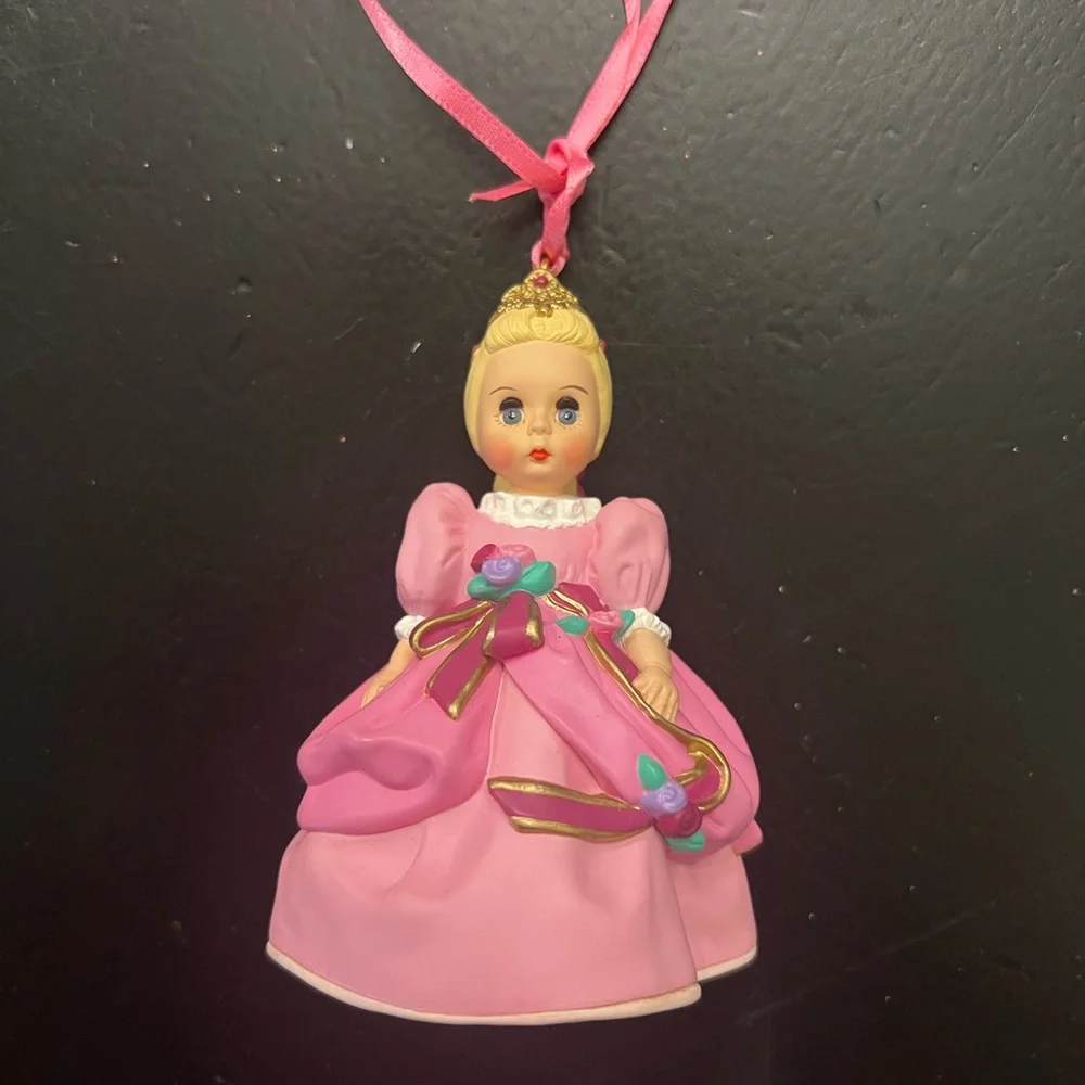 Hallmark Keepsake Ornament 1995 1996 Cinderella Pink Madame Alexander‎ & Box